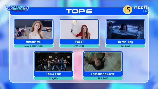 Red Velvet、2年ぶり新曲「Surfin’ Boy」で1位！20260812「ショーチャン」