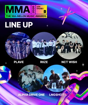 「2026 MMA」ラインナップ1：RIIZE, NCT Wish, LNGSHOT, Alpha Drive One, Plave